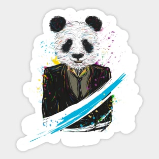 Panda Elegant Sticker